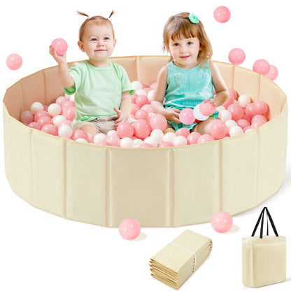 Baby Ball Pit Foldable, 31.5 Inch Ball Pits for Toddlers Round