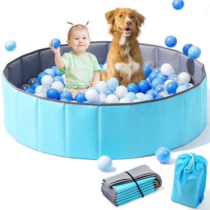 Baby Ball Pit Foldable, 31.5 Inch Ball Pits for Toddlers Round